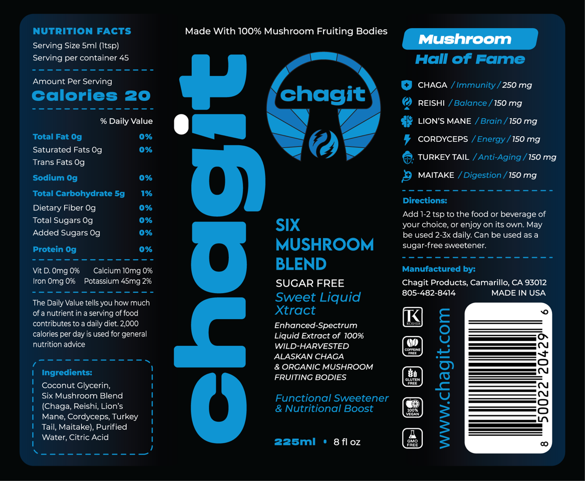 SLX - SIX MUSHROOM BLEND